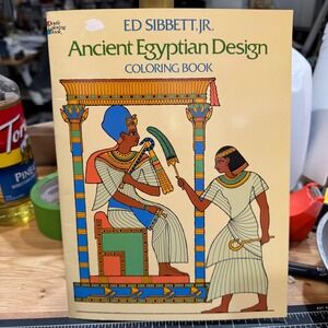 Ancient Egyptian Design Coloring Book Ed Sibbett Jr Dover Pictorial Archive 1978